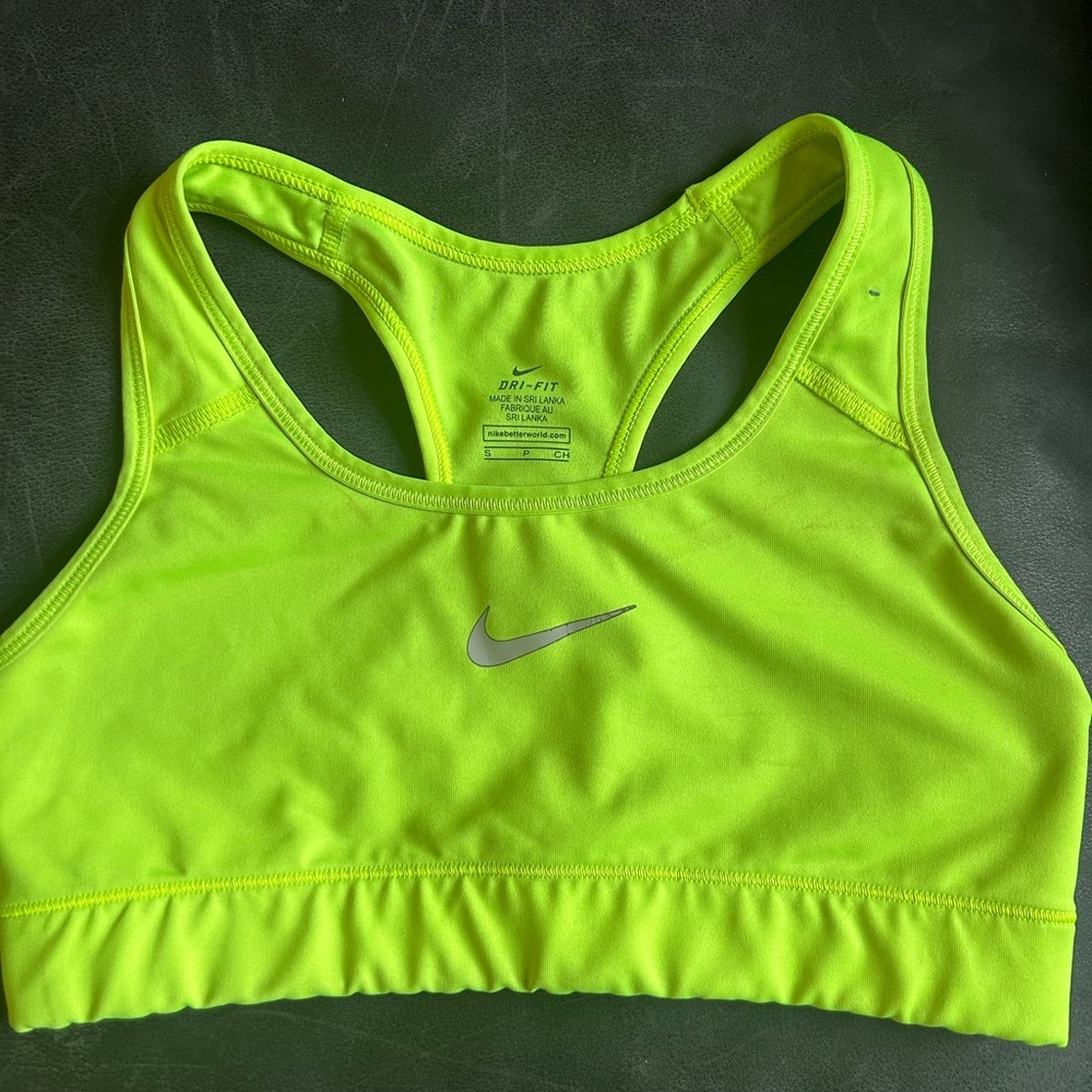 Nike Women's Bright Lime Sports Bra